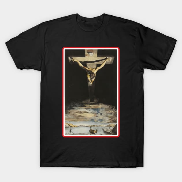 Painting christ of st john of the cross Salvador Dali T-Shirt T-Shirt by J0k3rx3